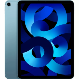  Refurbished Apple iPad Air 5th Gen (A2589)/256GB/8GB RAM/Unlocked/10.9-inch Display/Blue/B (2022)