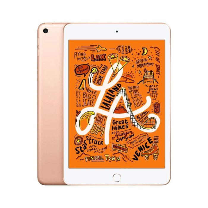 Refurbished Apple iPad Mini 5th Gen A2124 64GB 3GB RAM Unlocked Gold 2019 B Mac4sale