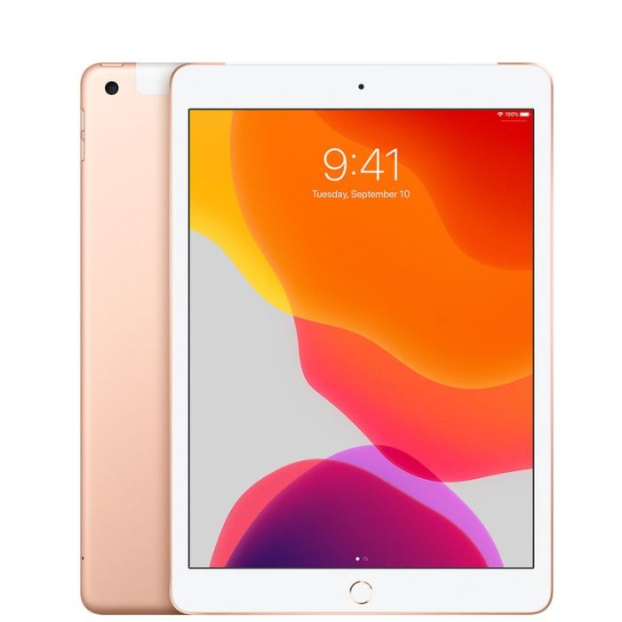 Refurbished Apple iPad 7th Gen A2198 32GB 3GB RAM Unlocked 10.2 inch Display Gold A 2019